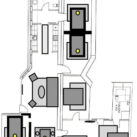 Light-filled 5br Near Tivoli & Stroget For 12 Appartement